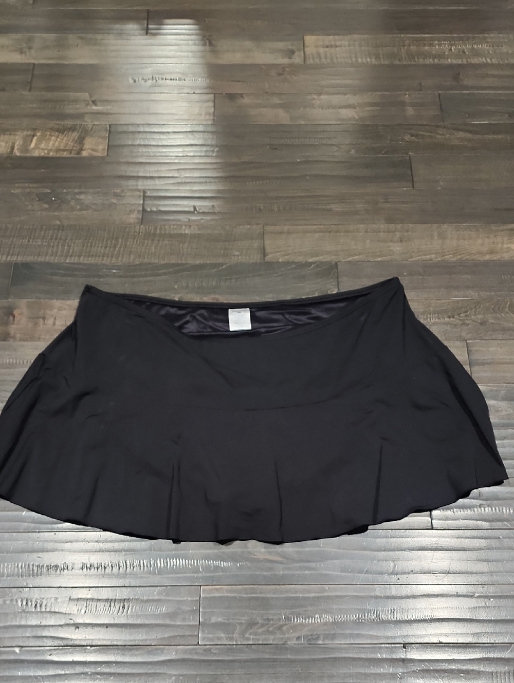 Lands' End Black Coverup Skirt